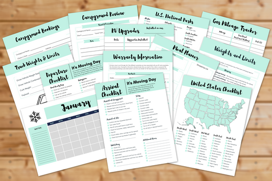 The Organized RVer Bundle || 41 Pages