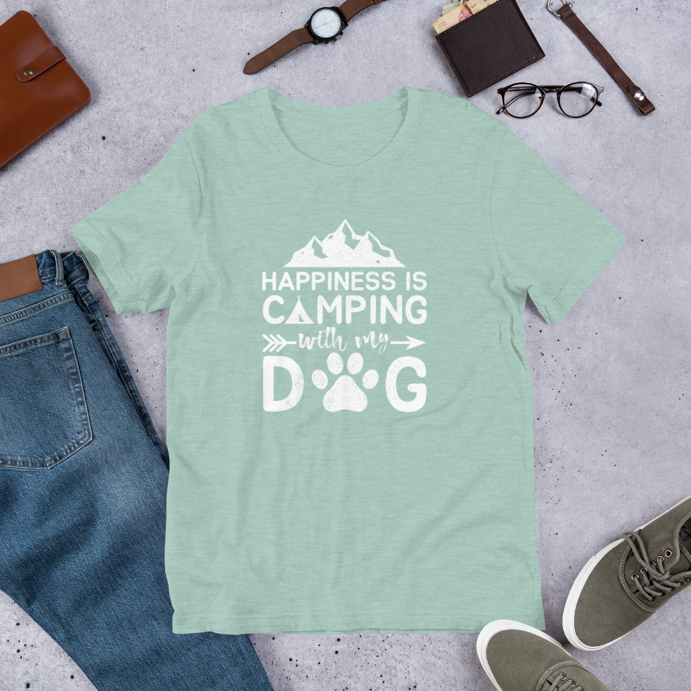 Camping With My Dog T-Shirt