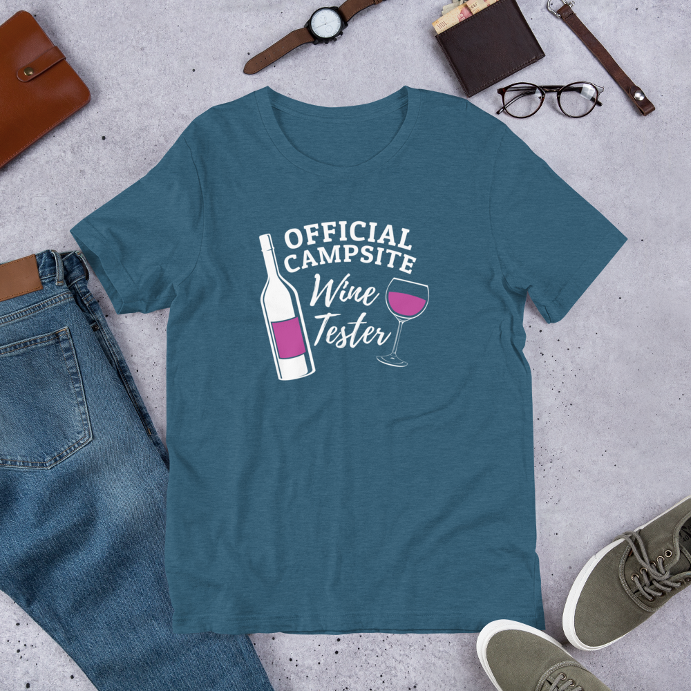 Official Campsite Wine Tester T-Shirt