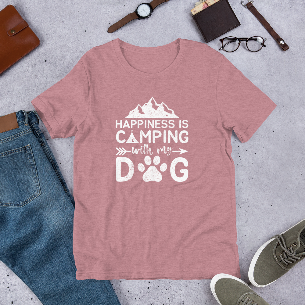 Camping With My Dog T-Shirt