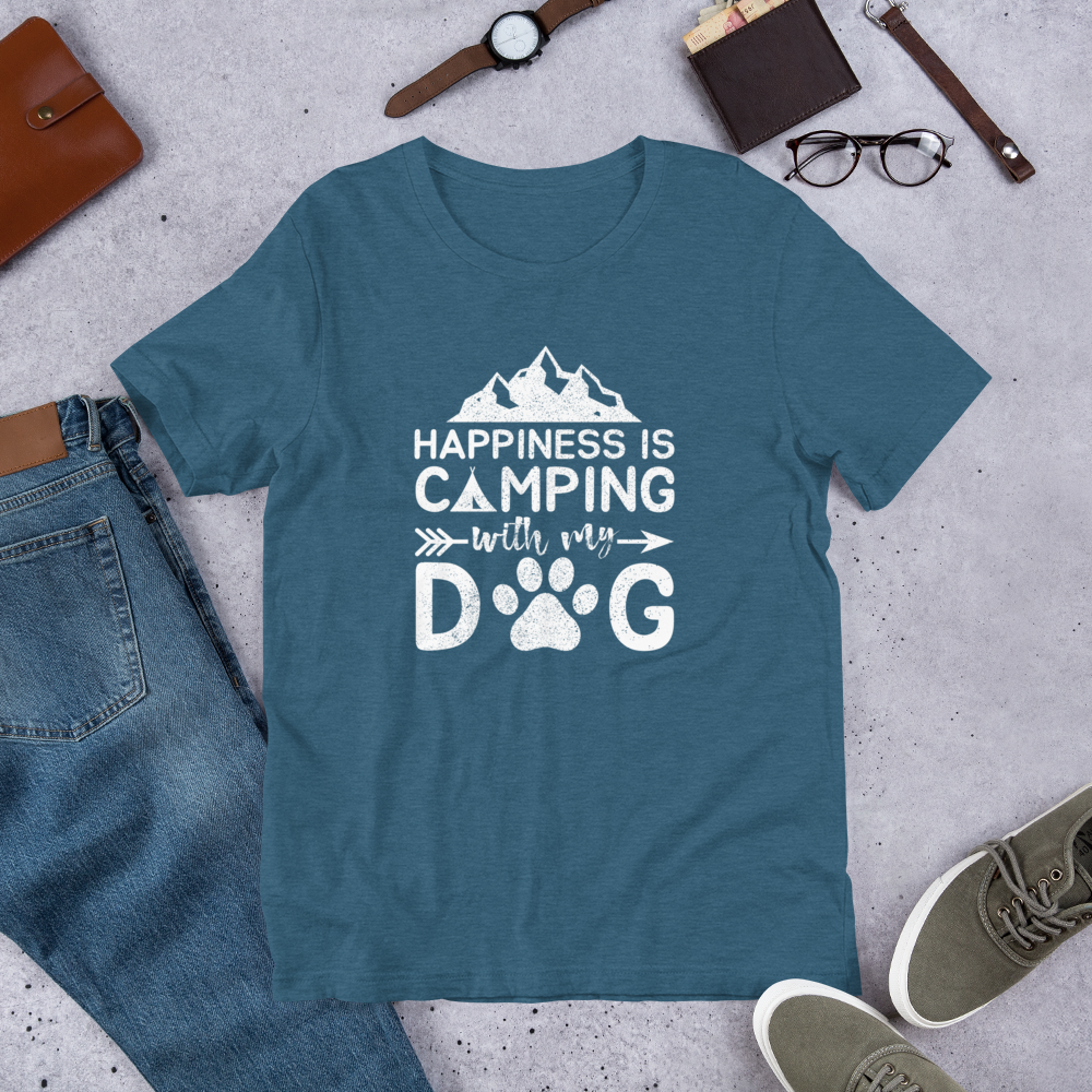 Camping With My Dog T-Shirt