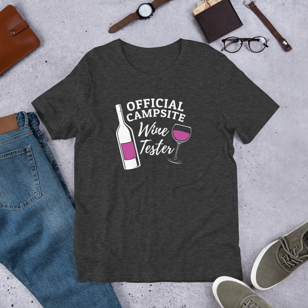 Official Campsite Wine Tester T-Shirt