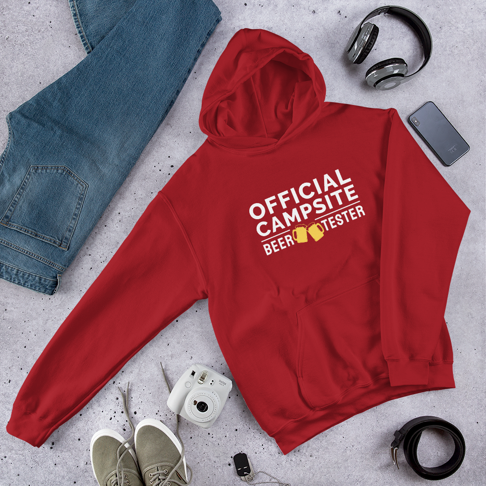 Official Campsite Beer Tester Hooded Sweatshirt
