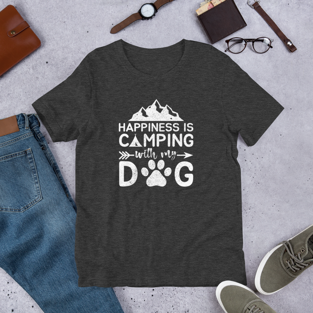 Camping With My Dog T-Shirt