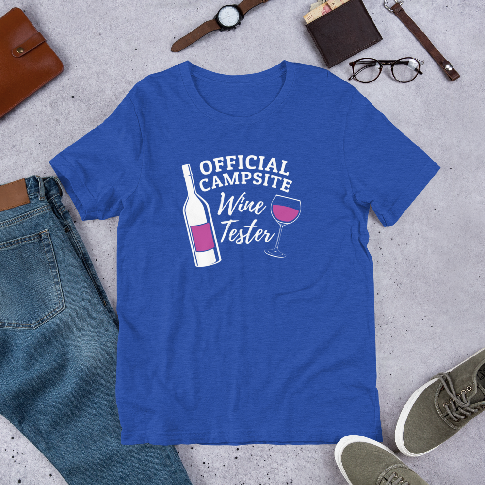 Official Campsite Wine Tester T-Shirt