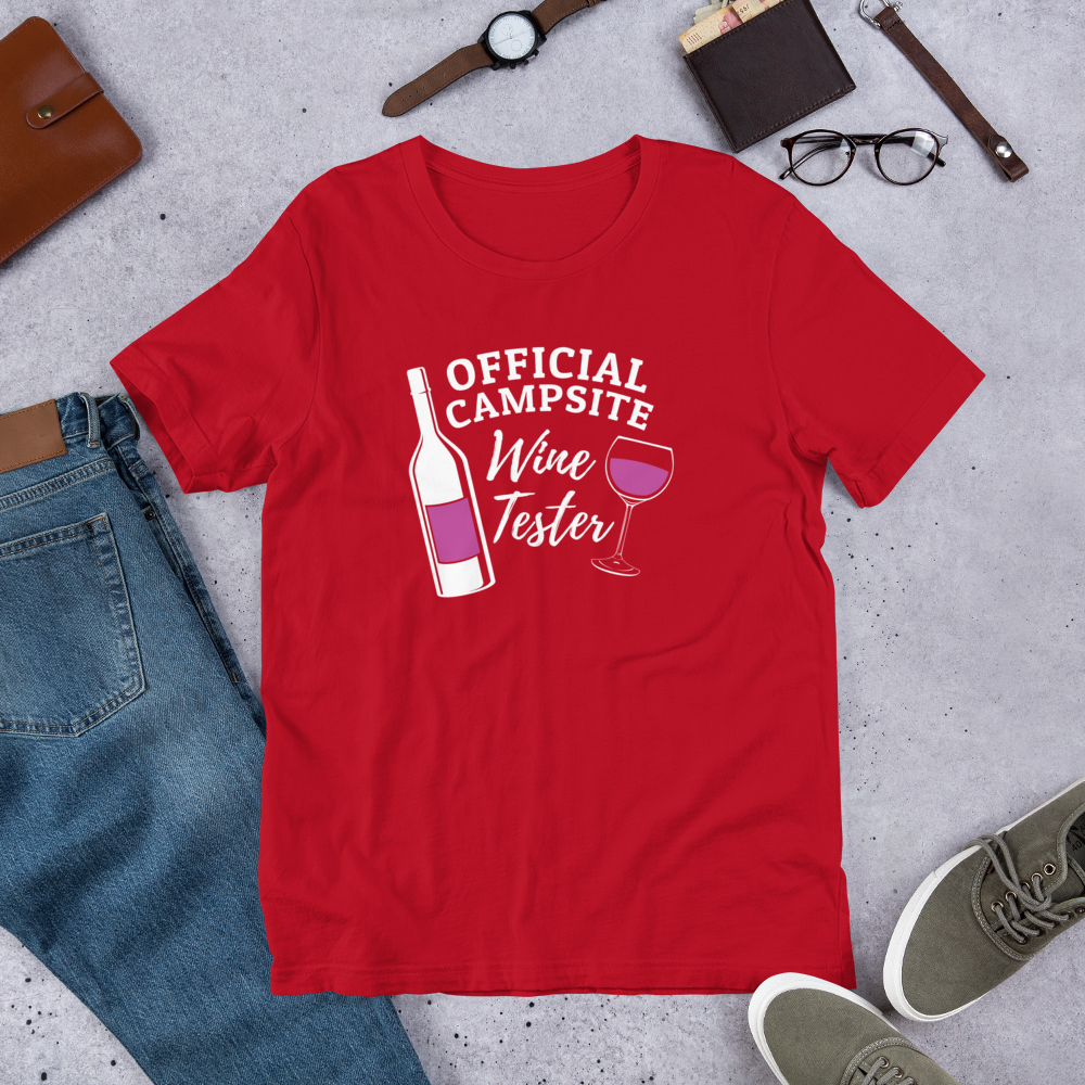 Official Campsite Wine Tester T-Shirt