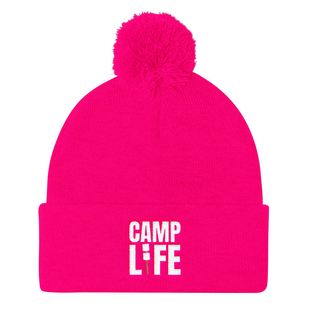 Camp Life Pom Pom Knit Cap