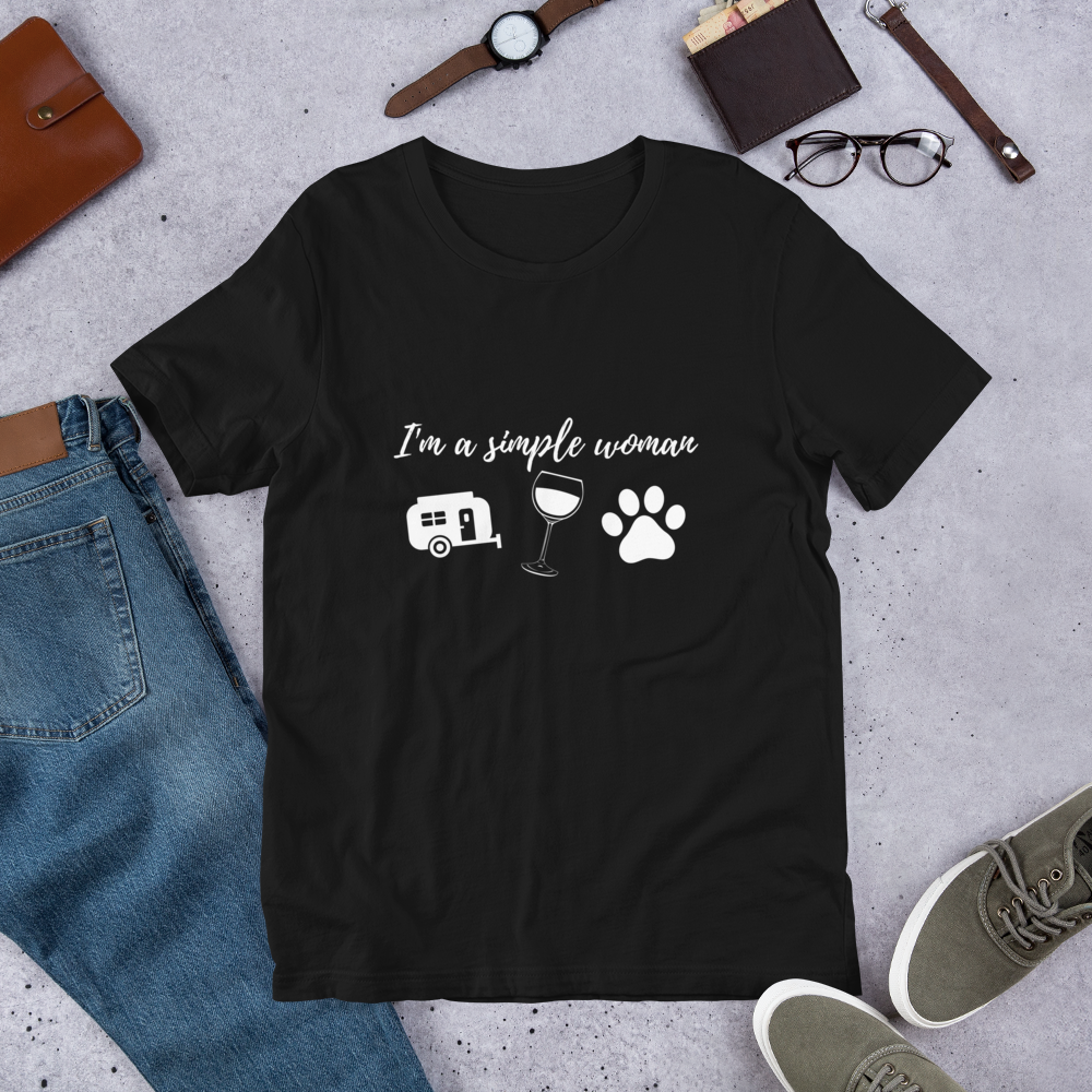 I'm a Simple Woman with Trailer T-Shirt