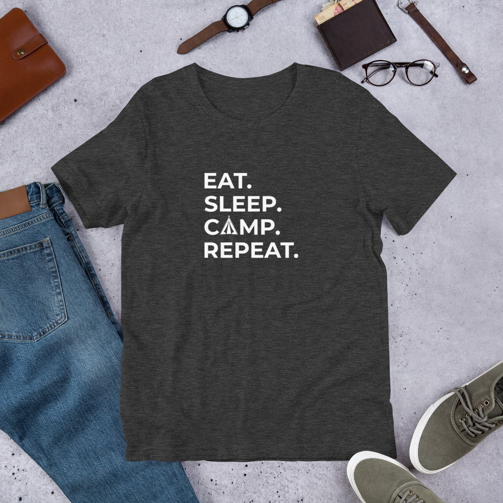Eat Sleep Camp Repeat T-Shirt
