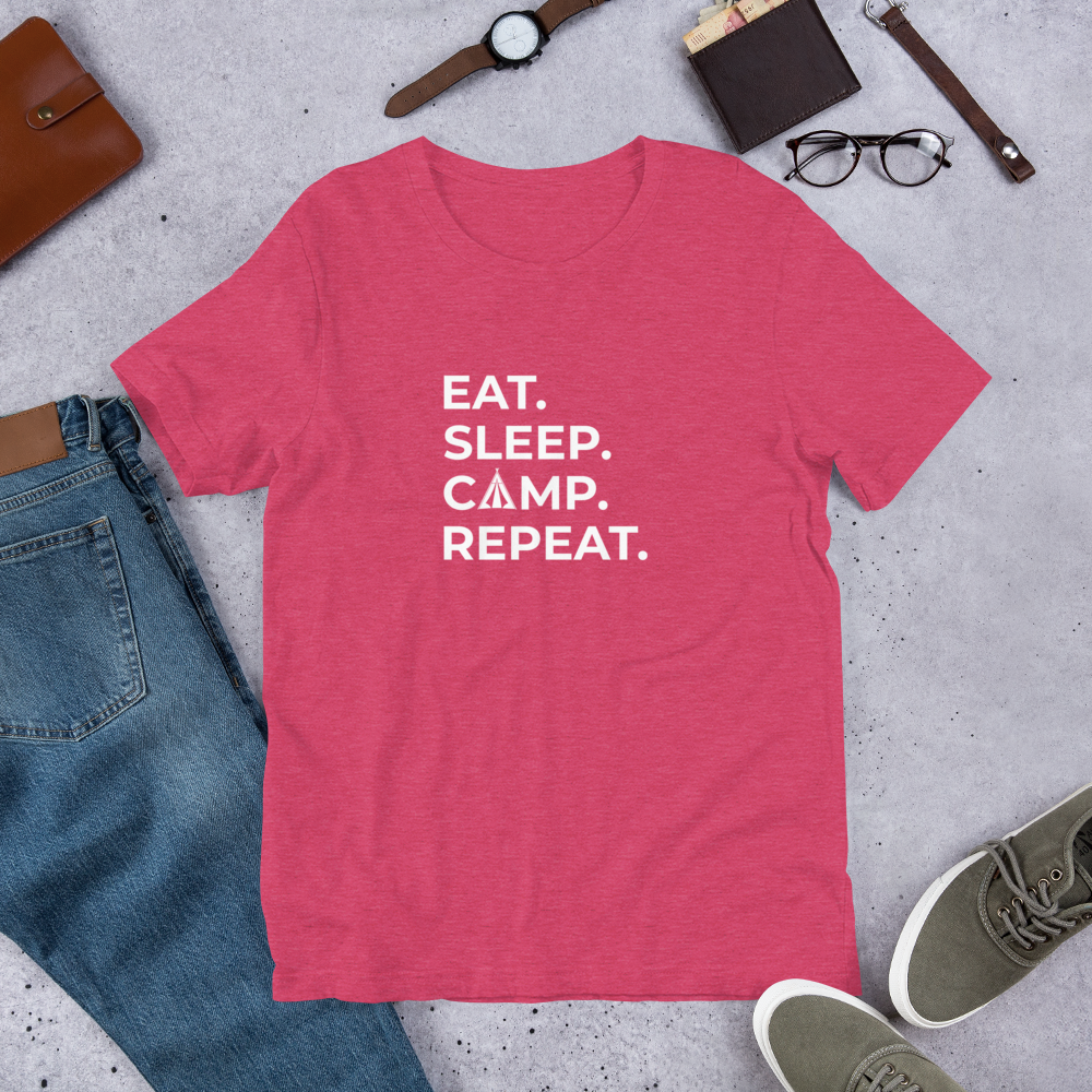 Eat Sleep Camp Repeat T-Shirt