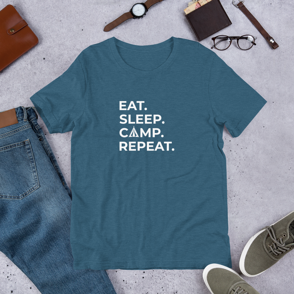 Eat Sleep Camp Repeat T-Shirt