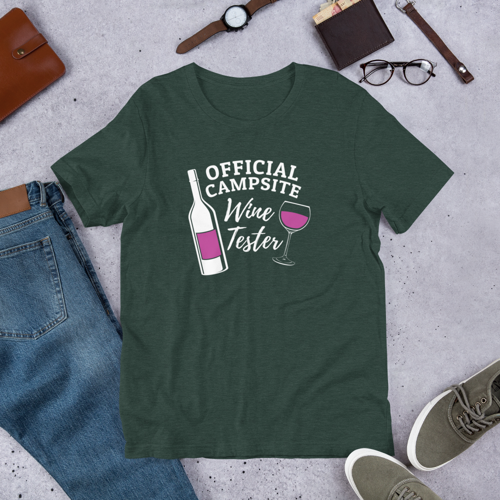 Official Campsite Wine Tester T-Shirt