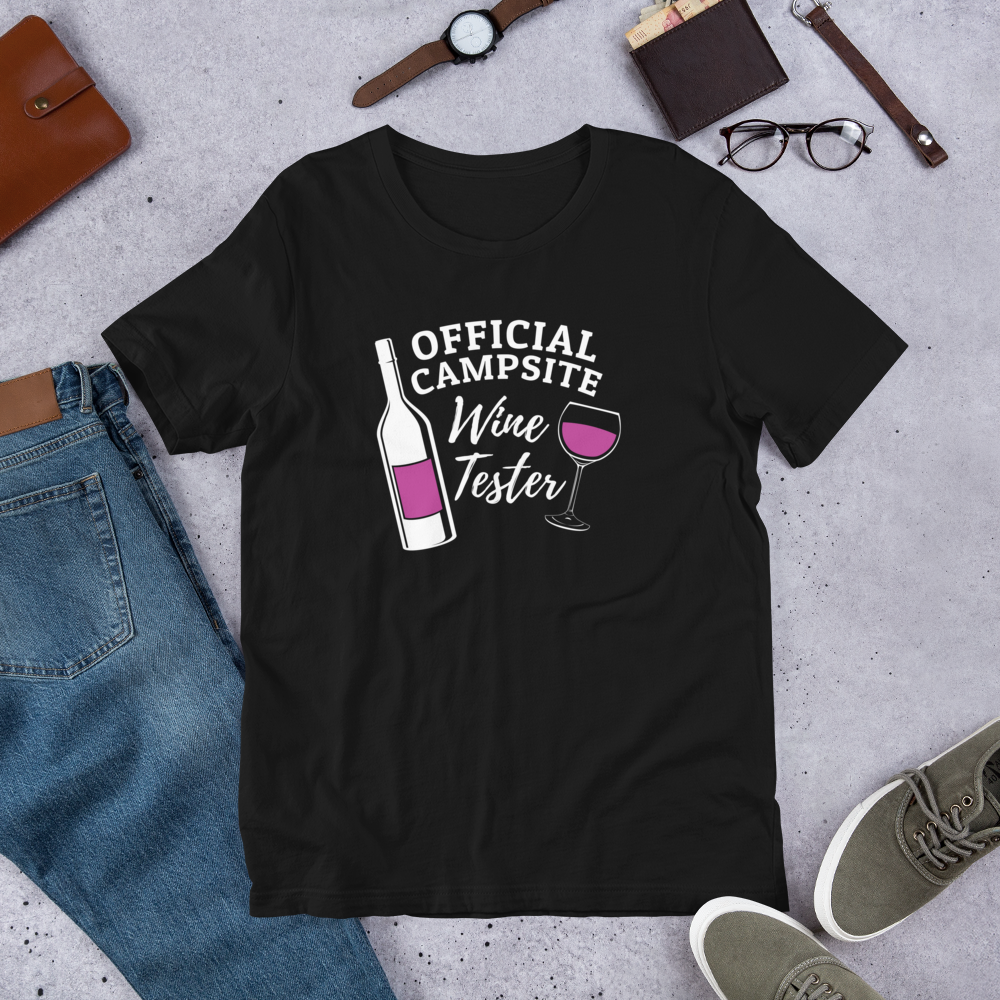 Official Campsite Wine Tester T-Shirt