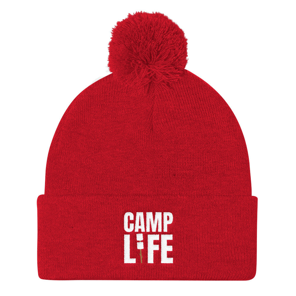 Camp Life Pom Pom Knit Cap
