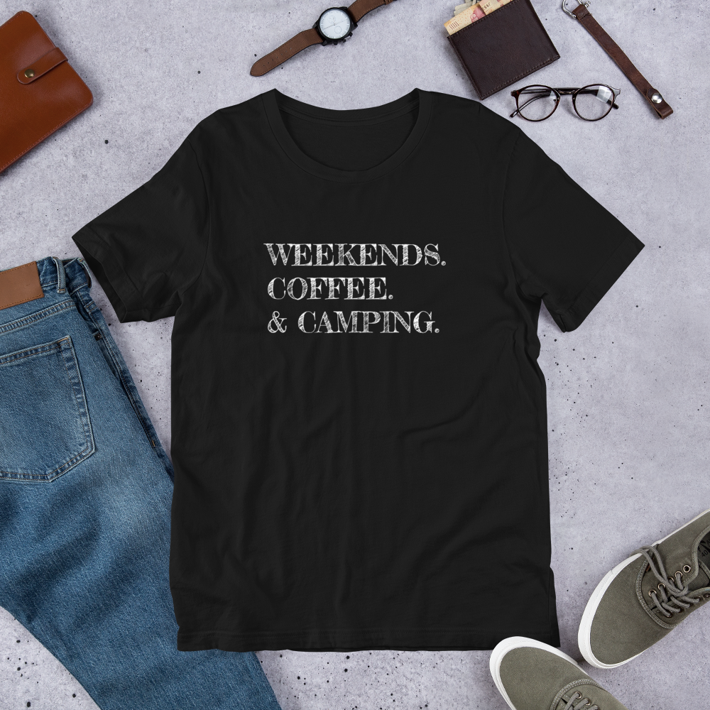 Weekends Coffee & Camping T-Shirt