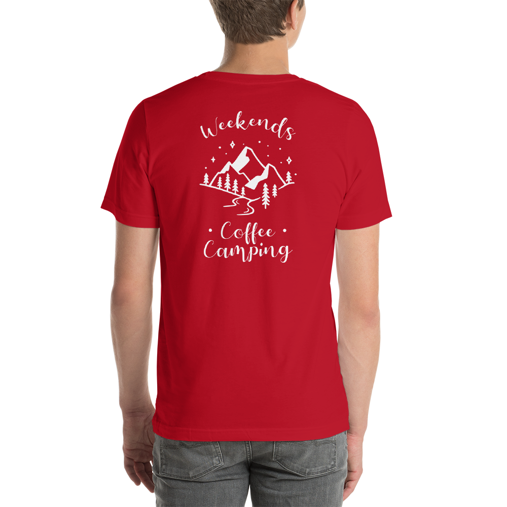 Back of T-Shirt - Weekends Coffee Camping