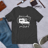 Home Is Where You Park It T-Shirt - Truck Camper