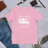 Home Is Where You Park It T-Shirt - Truck Camper