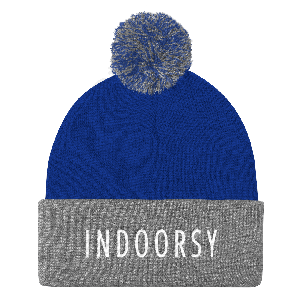 Indoorsy Pom Pom Knit Cap