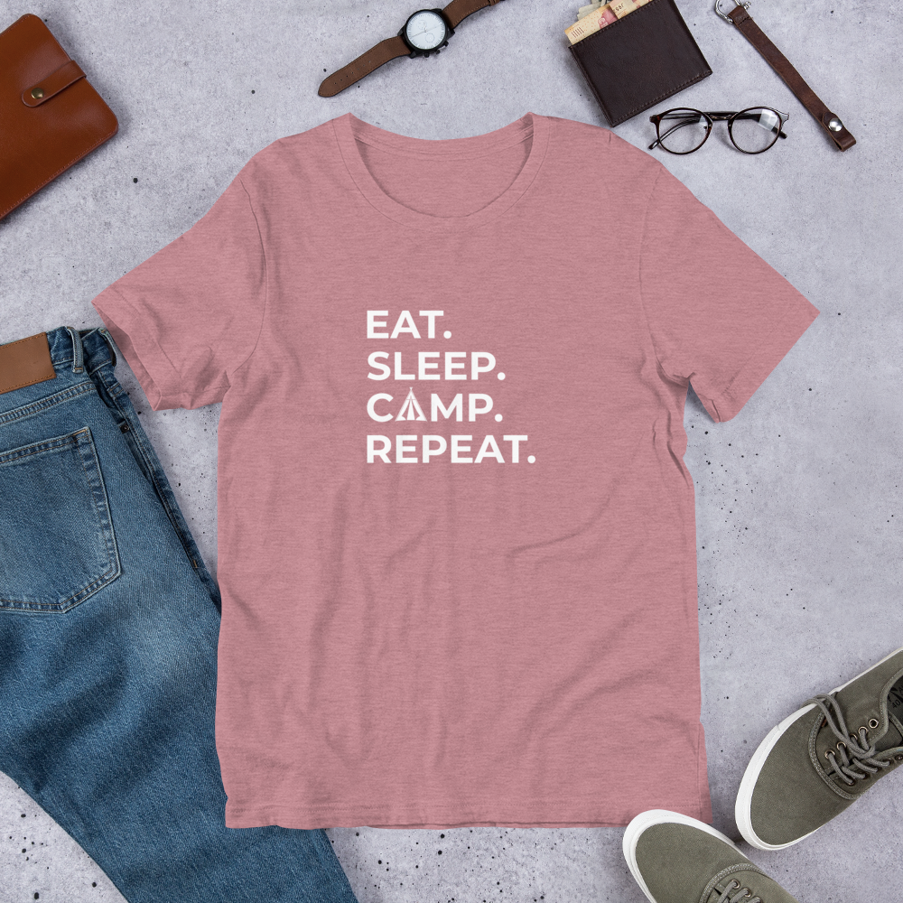 Eat Sleep Camp Repeat T-Shirt