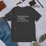 Weekends Coffee & Camping T-Shirt
