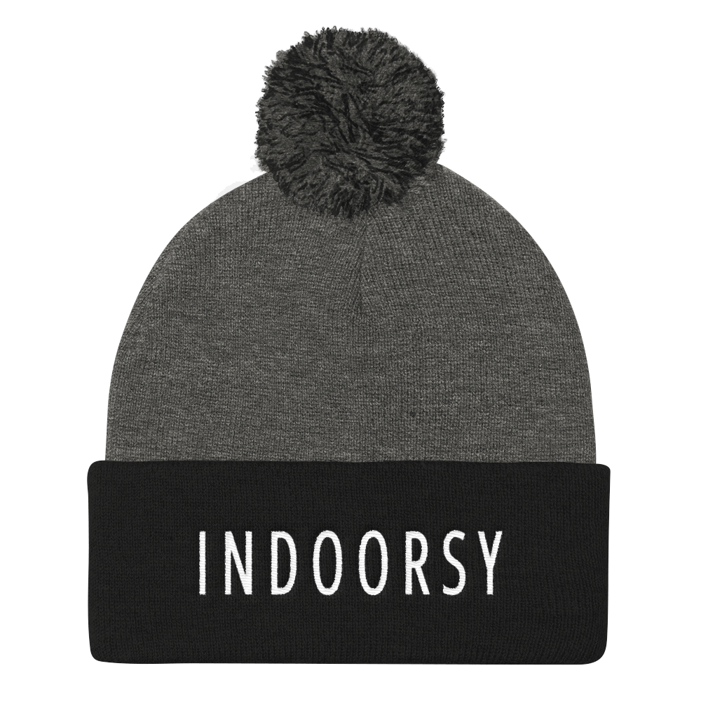 Indoorsy Pom Pom Knit Cap