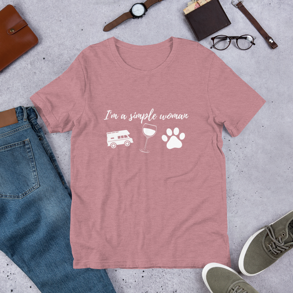 I'm a Simple Woman with RV T-Shirt