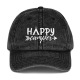Happy Camper Vintage Cotton Cap