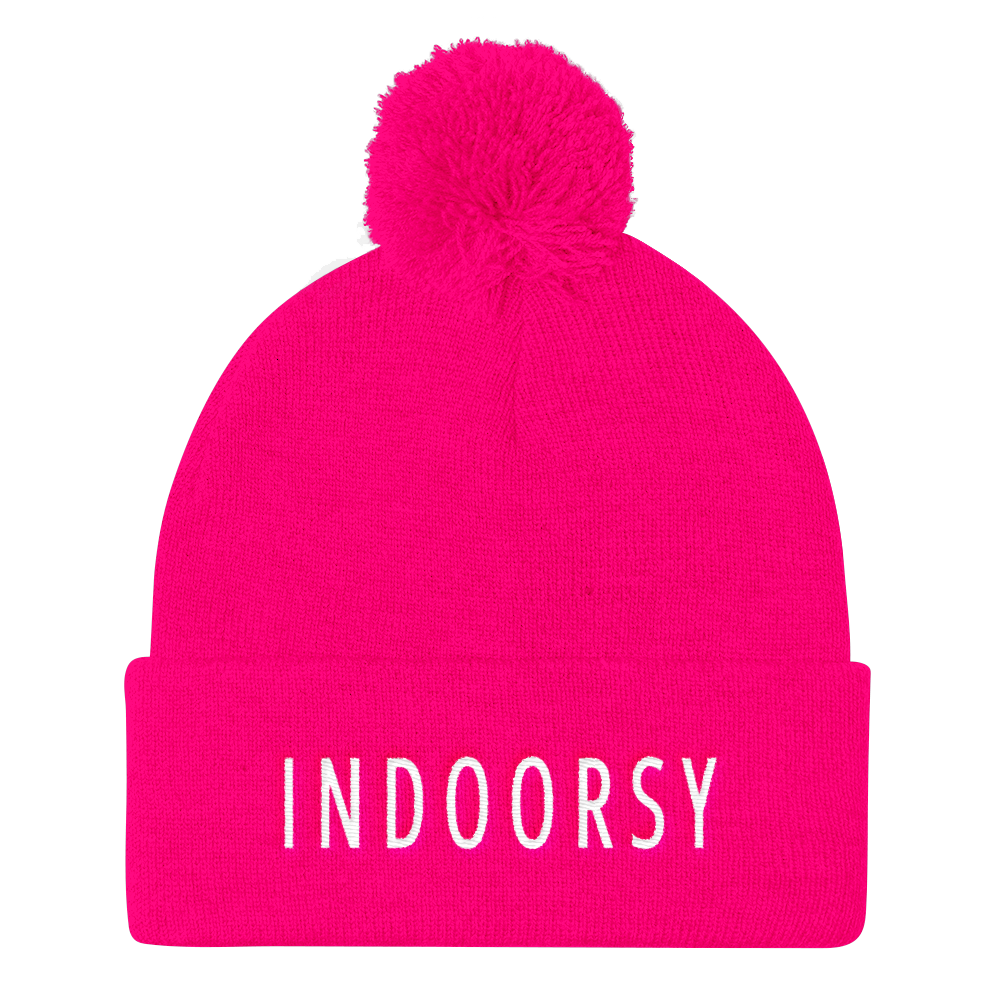 Indoorsy Pom Pom Knit Cap